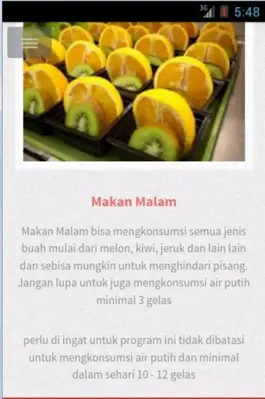 Tips Diet Harian android App screenshot 0