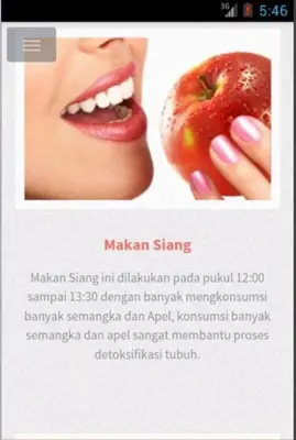 Tips Diet Harian android App screenshot 1